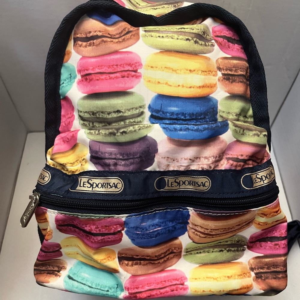 LeSportsac small Mini Basic backpack Macaron Macaroon pattern